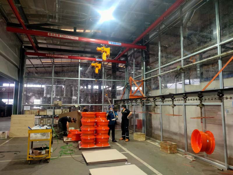 艾瑞德KBK防爆起重机施工现场